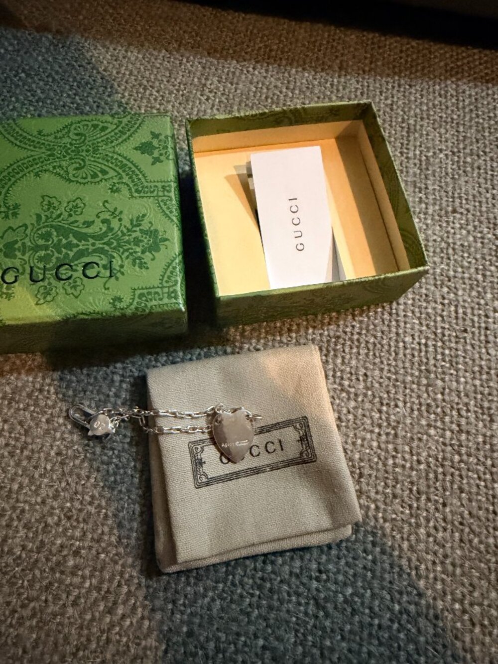 Gucci heart bracelet